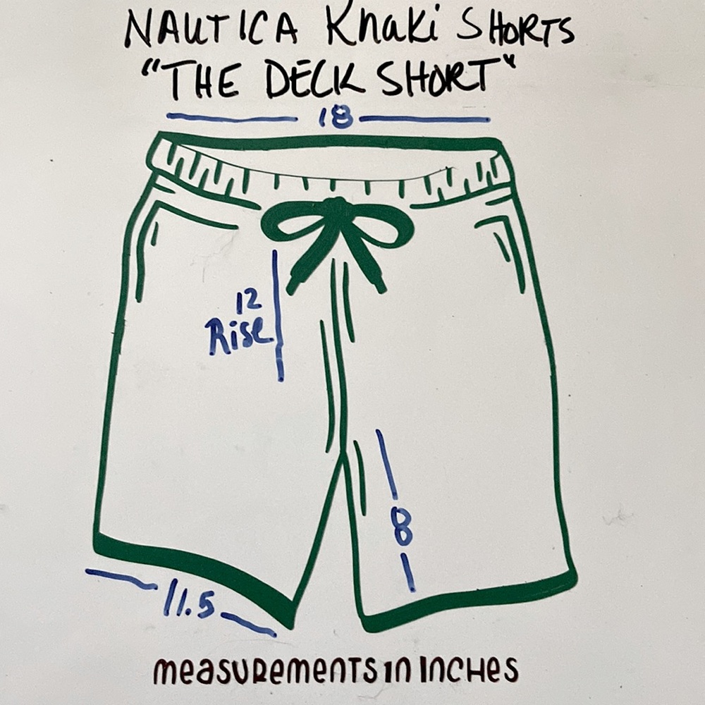 Nautica Men’s Khaki Shorts 34W - Picture 7 of 10